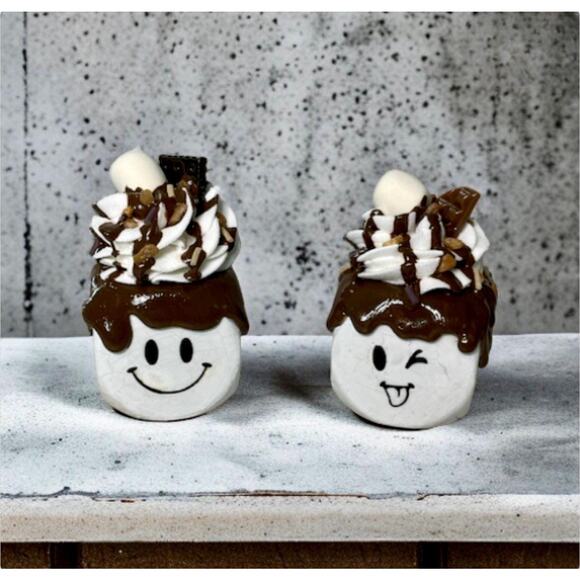 🆕 Faux Marshmallow Buddy/ S’mores,Tiered Tray Decor, Fake Bake - Picture 7 of 10